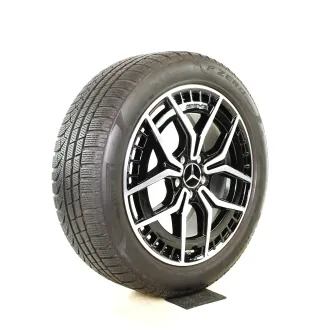 Original Mercedes EQA H243 EQB X243 AMG 19zoll WINTERRÄDER 19 Zoll + RDKS A2434010500 Schwarz/Hochglanzpoliert - Bild 6