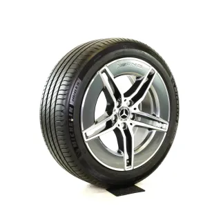 Original Mercedes E Klasse AMG W214 S214 19zoll SOMMERRÄDER A2144010300/400  Bicolor (grau / glanzgedreht) ca,150km gelaufen - Bild 6