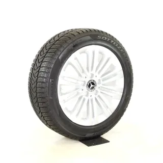 Original Mercedes C Klasse W206 S206 17 Zoll Winterräder + RDKS A2064014400 vanadium/Silber 7,5mm - Bild 7