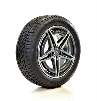 Mercedes EQC N293 AMG A2934010700 19 Zoll Winterräder + RDKS Grau/Hochglanzpoliert 8mm Original - Bild 2