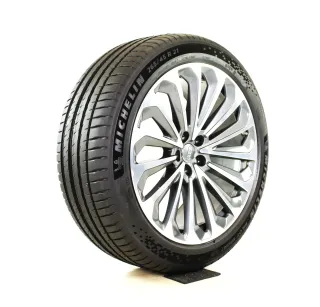 Original AUDI E-TRON 21zoll SOMMERRÄDER S LINE 4KE601025G SCHMIEDEFELGEN  RDKS 4KE601025G Grau 2xNEU 2x ca,200km gelaufen - Bild 4