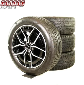 Original Mercedes EQA H243 EQB X243 AMG 19zoll WINTERRÄDER 19 Zoll + RDKS A2434010500 Schwarz/Hochglanzpoliert - Bild 4
