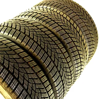 Original Mercedes C Klasse W206 18zoll WINTERRÄDER A2064016200  Zoll W206 Winterräder + RDKS A2064016200 Schwarz/Hochglanzpoliert BICOLOR 7,5 // 7,8 mm - Bild 2