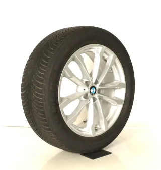Original BMW X3 G01 X4 G02 691 6877325 19 Zoll V Speiche Winterräder + RDKS 6877325 Silber //6,5mm - Bild 6