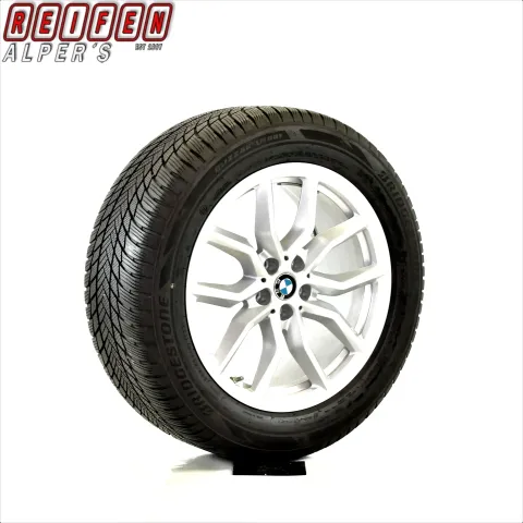 Background image for Original BMW X5 G05 X6 G06 WINTERRÄDER 19zoll V-Speiche 19 Zoll RDKS 6880685 Silber  Styling 734