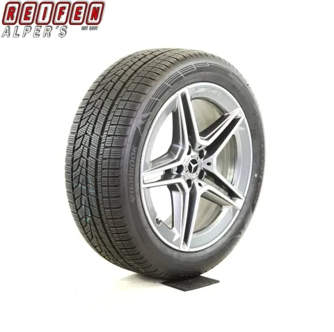 Background image for Original Mercedes S Klasse W223 19zoll AMG WINTERRÄDER A2234011300 wie NEU 19 Zoll RDKS Grau//Glanzgedreht 7,5mm