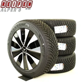 Original Mercedes V Klasse W447 17zoll Winterräder + RDKS A4484011100 A4474015200 schwarz-glanzgedreht - Bild 3