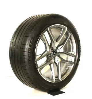 Original Mercedes GLE 53 63 AMG V167 C167 SOMMERRÄDER A1674014200/4300 21 Zoll+ RDKS A1674014200 Grau // Glanzpoliert - Bild 4