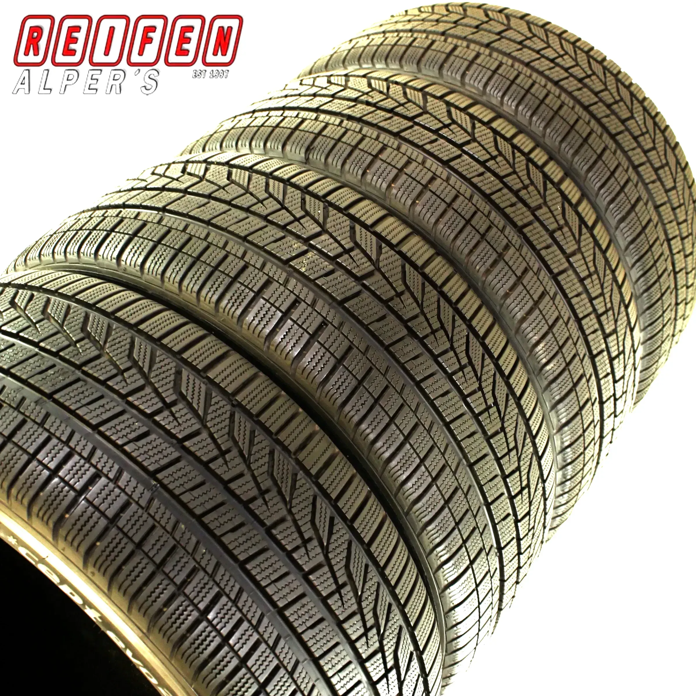 4x  255 45 R19 104V XL M&S Hankook Winter I'cept Evo2  Winterreifen 6,5mm - Bild 1
