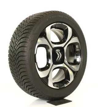 Original CITROEN C3 AIRCROSS 17zoll WINTERRÄDER  13469372 LTR32053 Schwarz//Hochglanzpoliert 8,4mm // 7,8mm - Bild 5