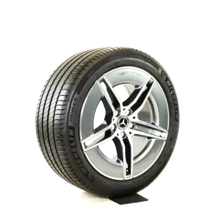 Original Mercedes E Klasse AMG W214 S214 19zoll SOMMERRÄDER A2144010300/400  Bicolor (grau / glanzgedreht) ca,150km gelaufen - Bild 3