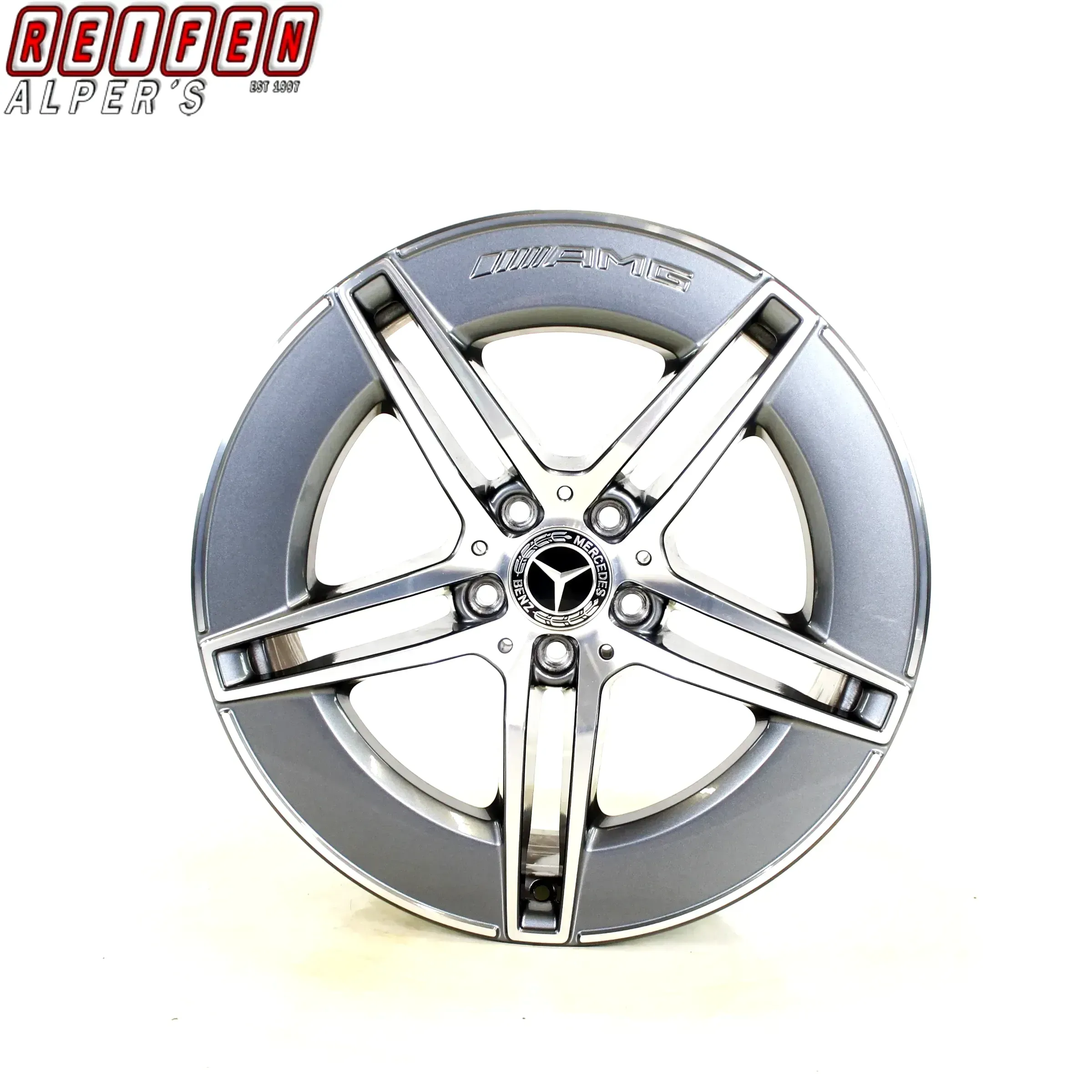 1x Mercedes E Klasse W214 S214 ALUFELGE HINTERACHSE A2144010400 original - Bild 1