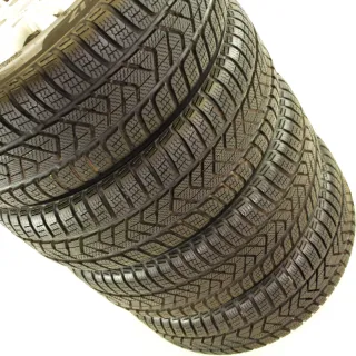 Original Mercedes C Klasse W206 S206 17 Zoll Winterräder + RDKS A2064014400 vanadium/Silber 7,5mm - Bild 2