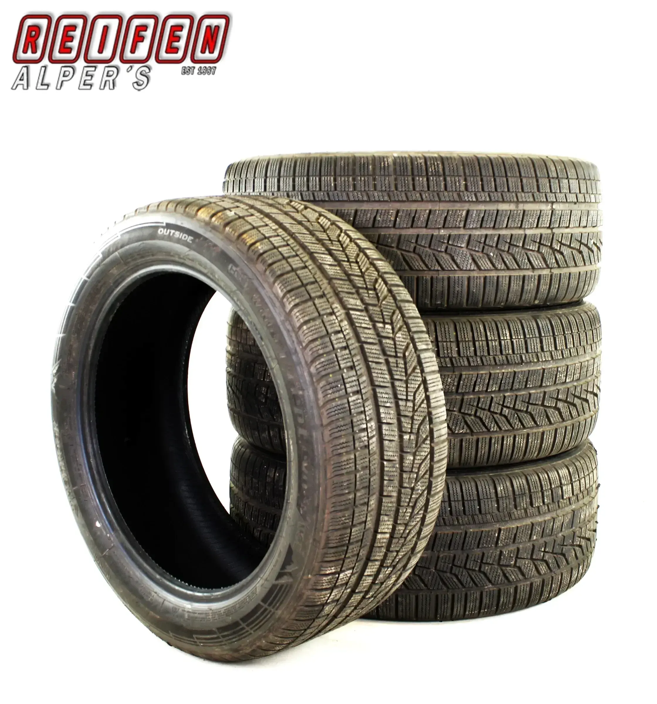 4x 255 45 R19 104V Hankook Winter I'cept Evo2  Winterreifen wieNEU RUN FLAT - Bild 1