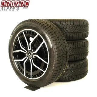Original Mercedes EQA H243 EQB X243 AMG 19zoll WINTERRÄDER 19 Zoll + RDKS A2434010500 Schwarz/Hochglanzpoliert - Bild 1