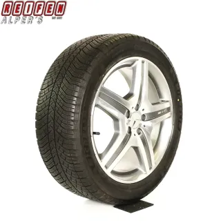 Original Mercedes GLE ML W166 W164 AMG 20zoll WINTERRÄDER A1664010000 5-Speichen + RDKS  grau/glanzgedreht - Bild 3