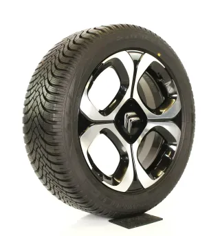 Original CITROEN C3 AIRCROSS 17zoll WINTERRÄDER  13469372 LTR32053 Schwarz//Hochglanzpoliert 8,4mm // 7,8mm - Bild 6