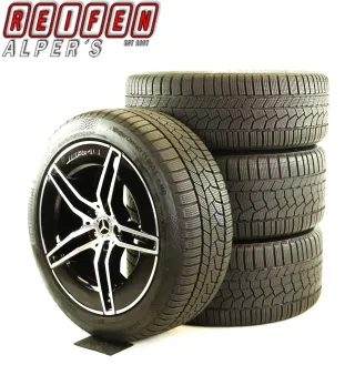 Original Mercedes E Klasse AMG W214 S214 19zoll WINTERRÄDER A2144010300/400 + RDKS  Bicolor (grau / glanzgedreht) 8,3mm - Bild 1
