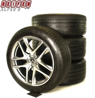 Original Mercedes GLE 53 63 AMG V167 C167 SOMMERRÄDER A1674014200/4300 21 Zoll+ RDKS A1674014200 Grau // Glanzpoliert - Bild 1