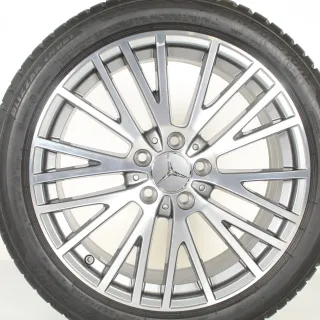 Mercedes A/B/CLA Klasse W177 W247 C118 18 Zoll Y Speichen Winterräder + RDKS A1774010600 Anthrazit/Grau - Bild 2