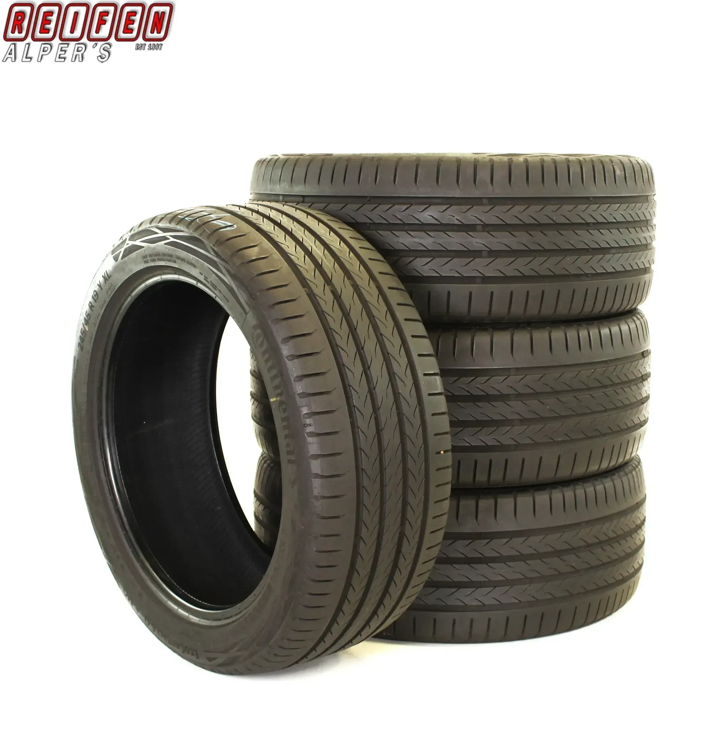 4x Sommerreifen 245/45 R19 102Y* MO Continental Ecocontact 6 Q * MO FR XL 49kw2022//14kw2025 5,4 // 5,6 (6,2mm NEU) - Bild 1