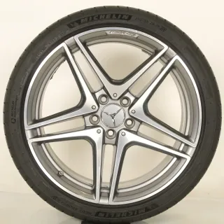 Original Mercedes C Klasse W205 S205 C63 S AMG 19zoll SOMMERRÄDER A2054016200/6300  5-Doppelspeichen-Rad + RDKS  Fe - Bild 7