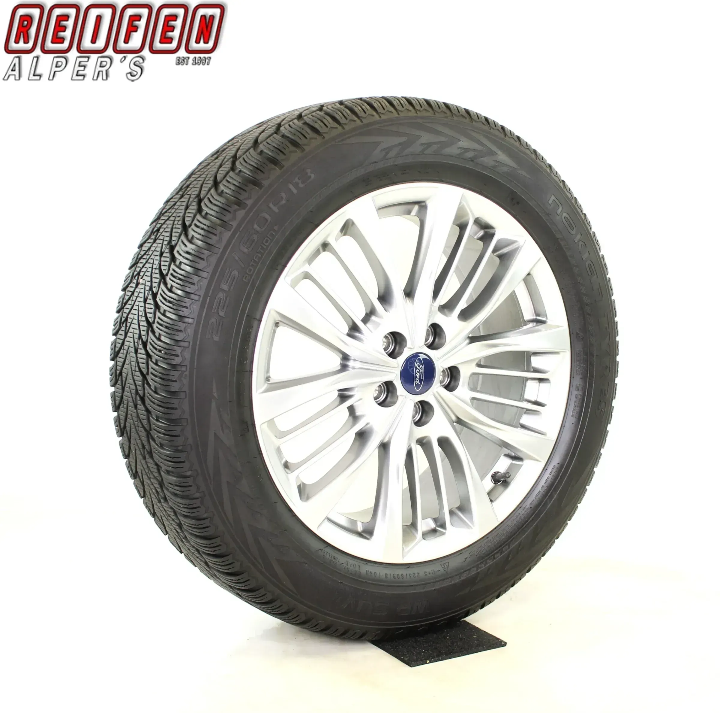 Original Ford KUGA ab2020 LV4J-1007-A1A 18 Zoll Mehrspeichen Winterräder DFK LV4j-1007-A1A silber chrom - Bild 1