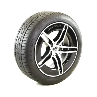 Original Mercedes E Klasse AMG W214 S214 19zoll WINTERRÄDER A2144010300/400 + RDKS  Bicolor (grau / glanzgedreht) 8,3mm - Bild 6