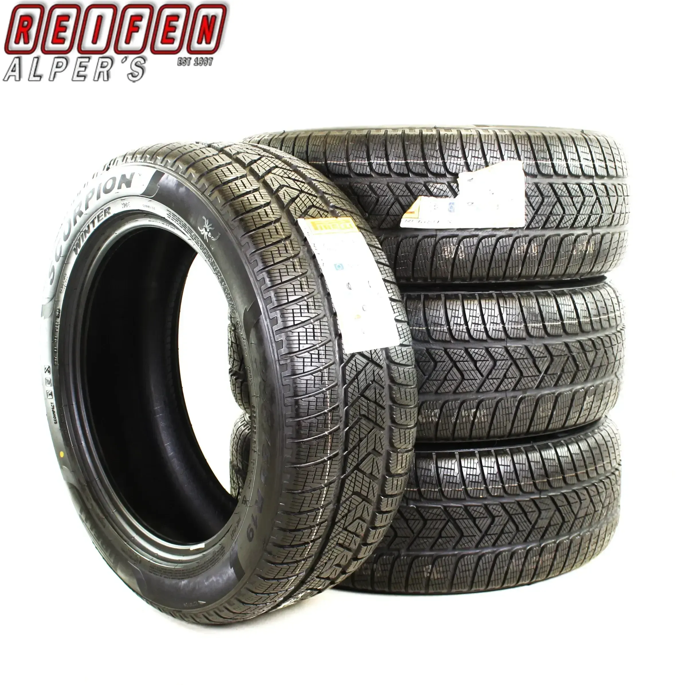 4X  235/55 R19 101H MOE PIRELLI SCORPION WINTER REIFEN RUN FLAT - Bild 1
