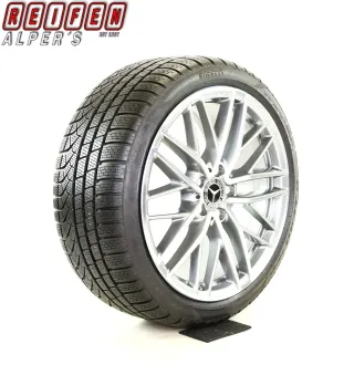 Original Mercedes C Klasse AMG C43 W206 S206 19zoll WINTERRÄDER 19 Zoll 5-Doppelspeiche-Desing + RDKS A2064012300 / A2064012400 Titangrau-glanzgedreht - Bild 2