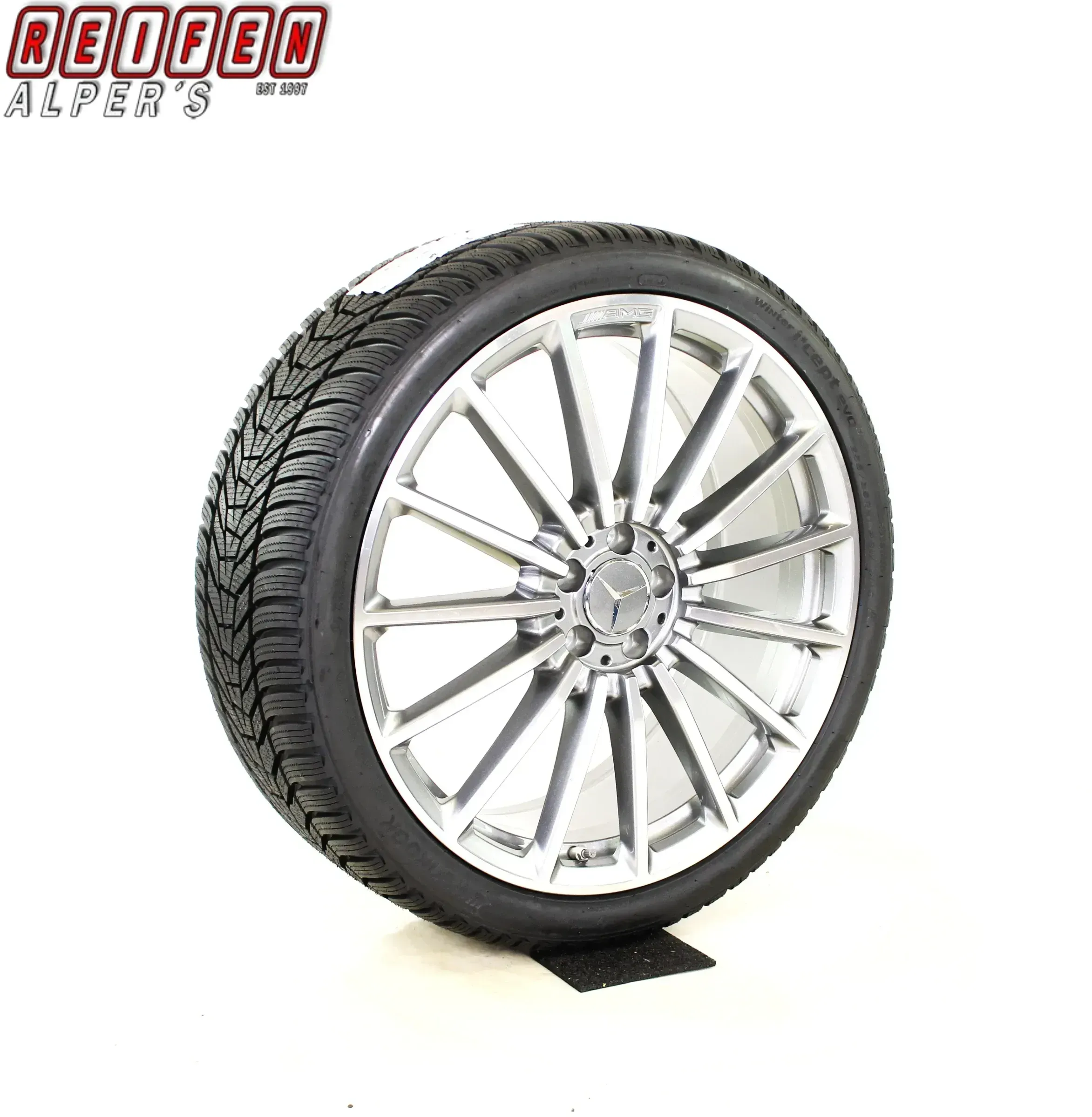 Original Mercedes GLA 35 45 H247 GLB 35 X247 AMG WINTERRÄDER A2474012200 NEU 21 Zoll Vielspeiche AMG  RDKS Titangrau - Bild 1