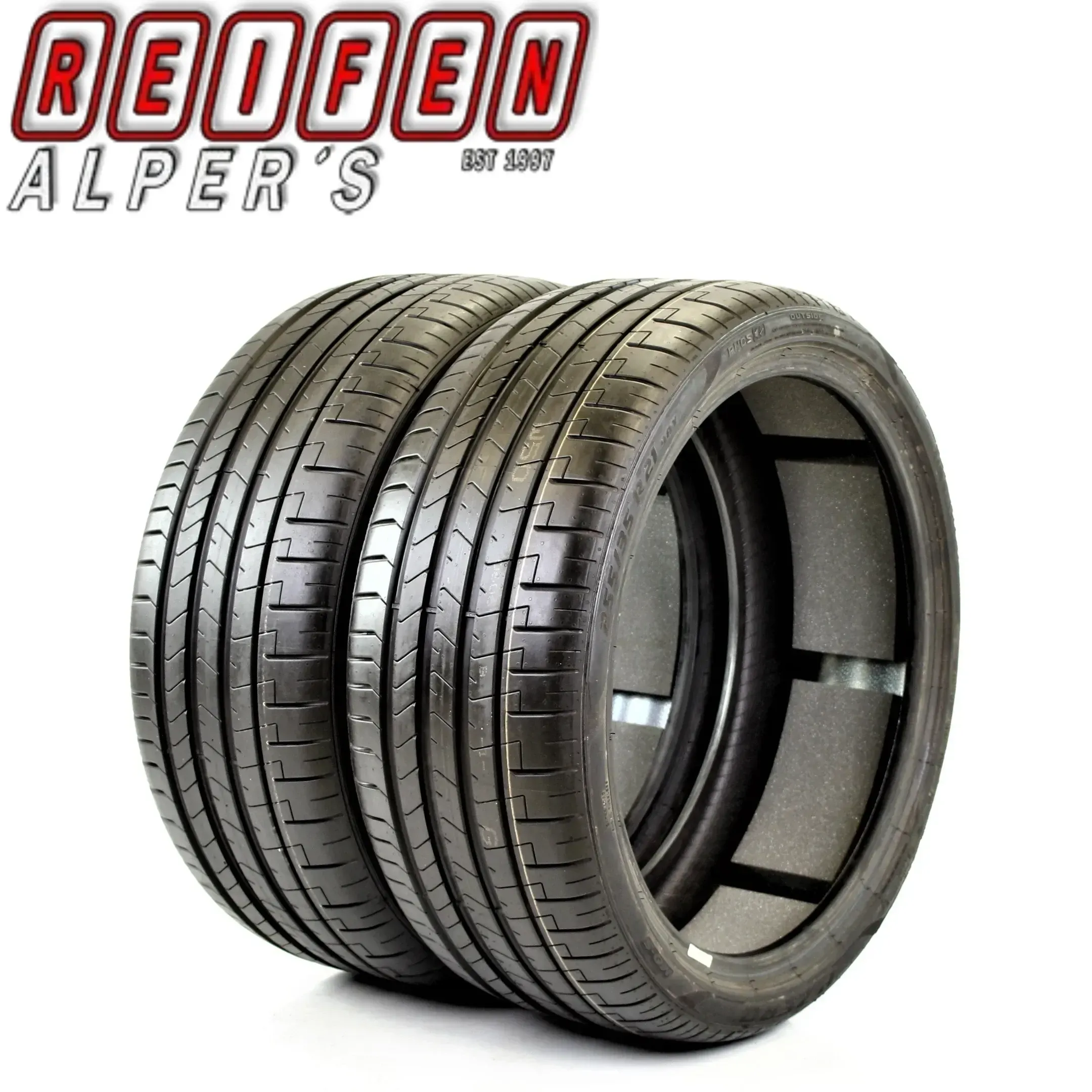 2x Sommerreifen 255/35 R21 98Y MO Silent Pirelli P Zero (MO-S) Pncs S.C. XL 23kw2022 Vollesprofil ca,100km gelaufen - Bild 1