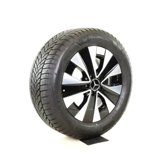 Original Mercedes V Klasse W447 EQV 17zoll Winterräder 17 Zoll + RDKS A4484011100//A4474015200 schwarz-glanzgedreht - Bild 5