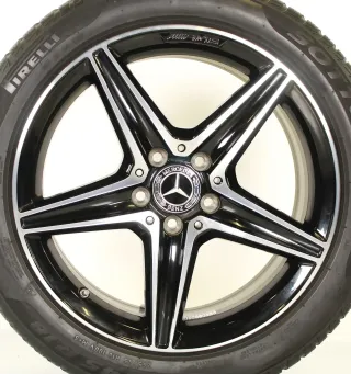 Original Mercedes E Klasse W213 S213 C238 A238 18zoll AMG A2134011800-1900 Winterräder + RDKS  Schwarz E300de - Bild 3