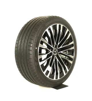 Mercedes S Klasse V223 W223 20zoll SOMMERRÄDER 20 Zoll Vielspeichen + RDKS A2234013700 Schwarz/glanzgedreht Original - Bild 4