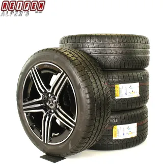 Original Mercedes GLC AMG 20zoll X254 C254 A2544010600-0700  + RDKS Schwarz glanz//Hochglanzpoliert Vollesprofil WINTERRÄDER - Bild 1