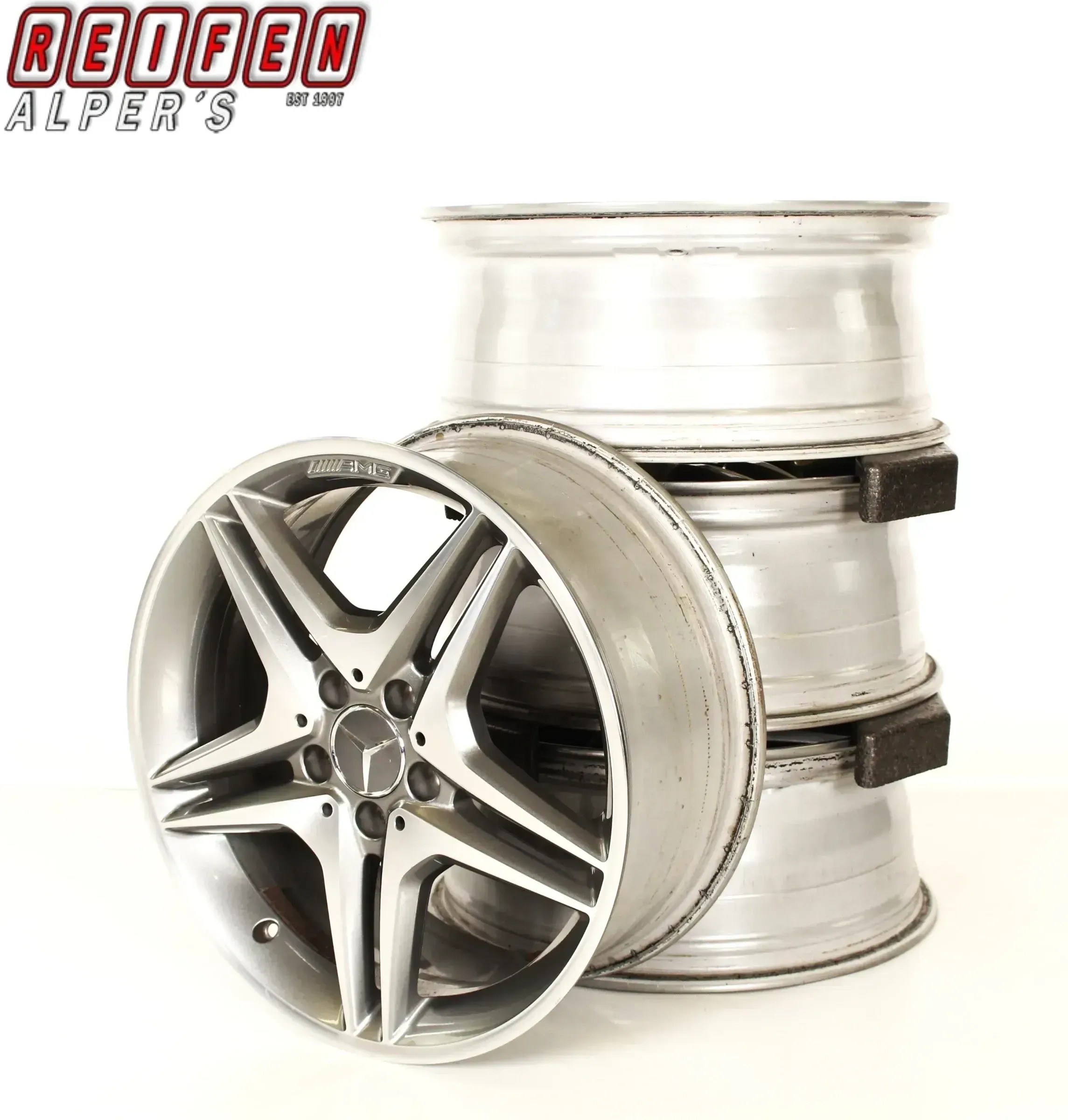 MERCEDES A Klasse W176 A45 CLA 45 AMG 18zoll ALUFELGEN A1764010100 TOP - Bild 1