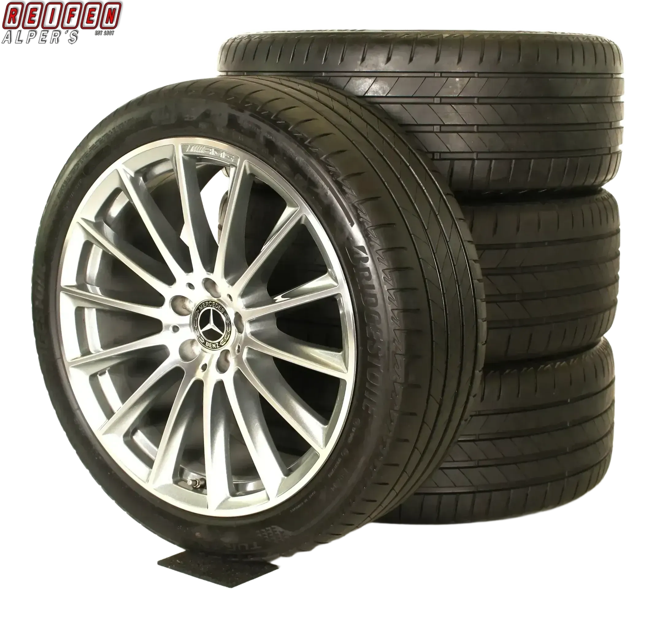 Original Mercedes S Klasse AMG W223 X223 20 Zoll SOMMER RÄDER + RDKS A2234011500 himalaya-grau - Bild 1