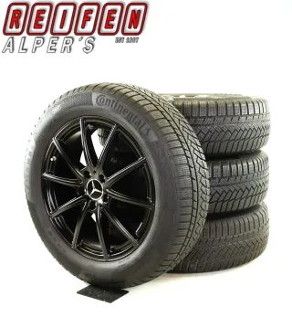 Original Mercedes GLA H247 GLB X247 18zoll Winterräder A2474012600 10-SP Winterräder + RDKS A2474012600 Schwarz - Bild 4