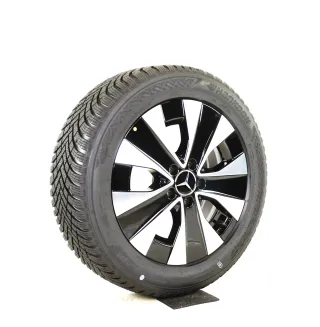 Original Mercedes V Klasse W447 17zoll Winterräder + RDKS A4484011100 A4474015200 schwarz-glanzgedreht - Bild 5