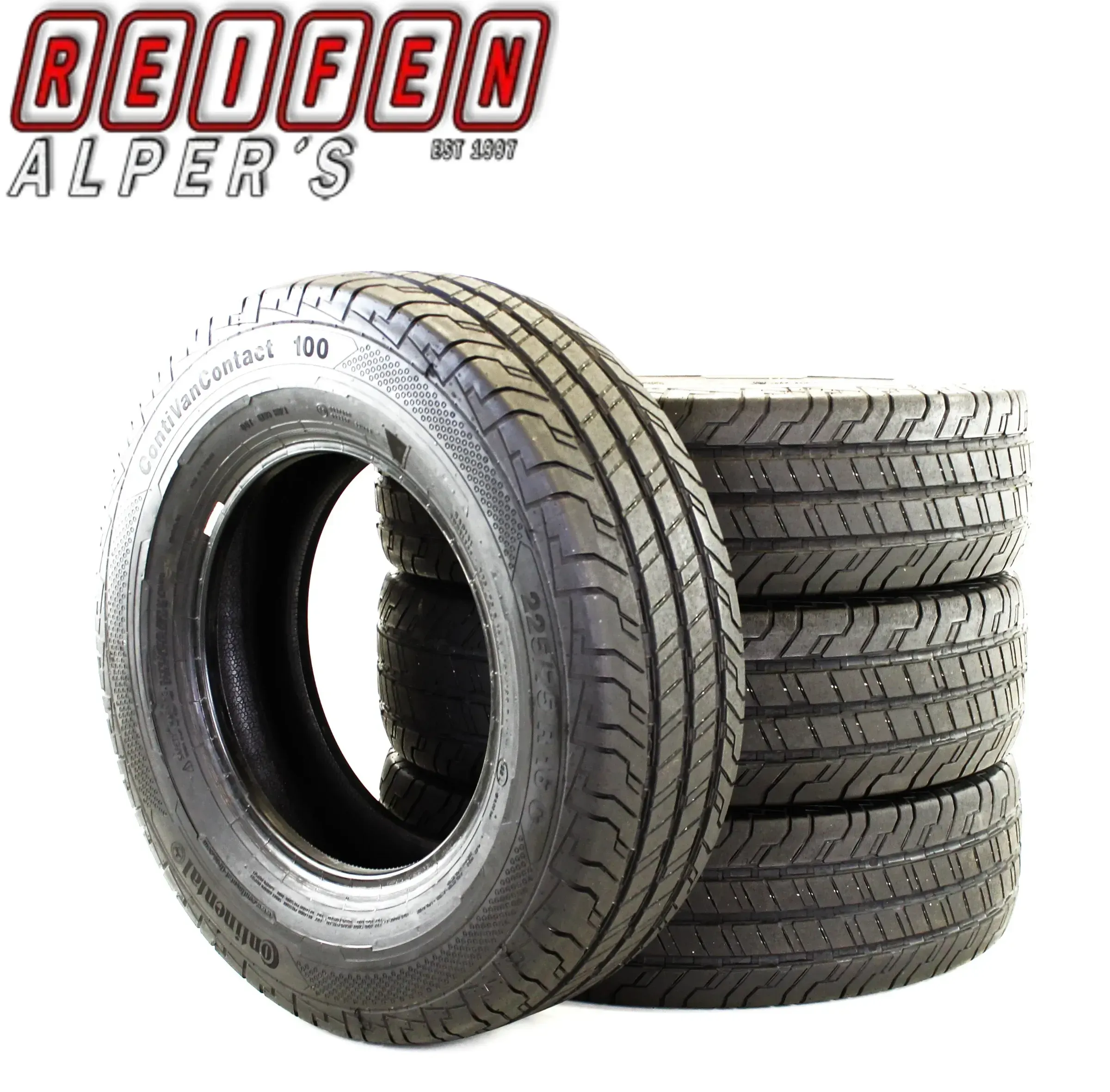 4x  225/75 R16 121R Continental VAN CONTACT 100 SOMMERREIFEN - Bild 1