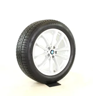 Original BMW X3 G01 X4 G02 691 6877325 19 Zoll V Speiche Winterräder + RDKS 6877325 Silber 6//6,5mm - Bild 6