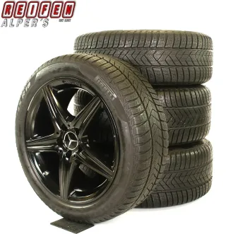 Original Mercedes E Klasse W213 S213 C238 A238 18zoll AMG A2134011800-1900 Winterräder + RDKS  Schwarz E300de 300e - Bild 3