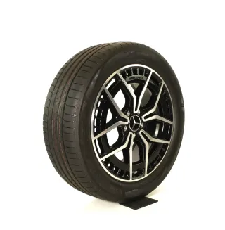 Mercedes EQA H243 EQB X243 AMG 19zoll SOMMERRÄDER + RDKS A2434010500 Schwarz/Silber Original - Bild 5