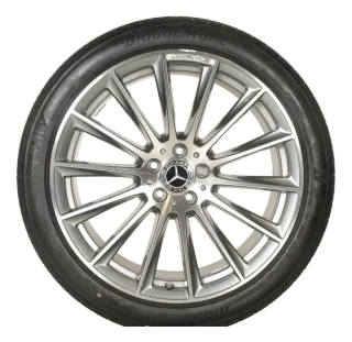 Original Mercedes S Klasse AMG W223 X223 20 Zoll SOMMER RÄDER + RDKS A2234011500 himalaya-grau - Bild 5