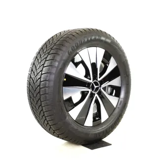 Original Mercedes V Klasse W447 EQV 17zoll Winterräder 17 Zoll + RDKS A4484011100//A4474015200 schwarz-glanzgedreht - Bild 6