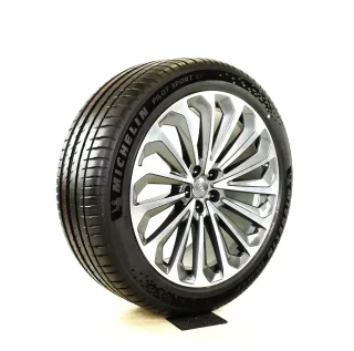 Original AUDI E-TRON 21zoll SOMMERRÄDER S LINE 4KE601025G SCHMIEDEFELGEN  RDKS 4KE601025G Grau 2xNEU 2x ca,200km gelaufen - Bild 7