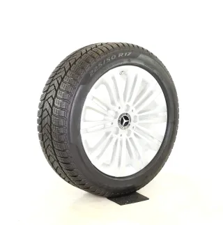 Original Mercedes C Klasse W206 S206 17 Zoll Winterräder + RDKS A2064014400 vanadium/Silber 7,5mm - Bild 6