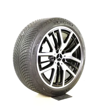 NEU  Original Mercedes CLS C257 X257 19 Zoll Winterräder + RDKS A2574013400/3500 7x23 Schwarz BICOLOR - Bild 4