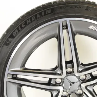Original Mercedes AMG GT 43 53 63 S X290 W290 WINTERRÄDER 20 Zoll Vielspeichen RDKS A2904010600-0700 Grau Himalaya / Titangrau - Bild 6